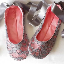 Valmistettu tilauksesta - käsintehdyt tossut Pinkki