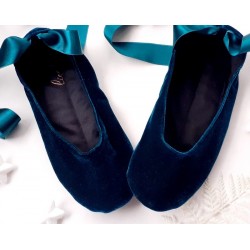 Made to order - handmade slippers Blue