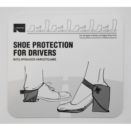 Shoe protection for drivers for RIGHT SHOE