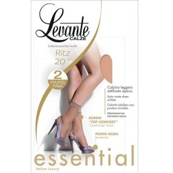Ankle-highs woman socks Levante Ritz 20 DEN 2 pairs