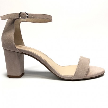 High-heel suede sandals. Big sizes. Bella b. 7006.033