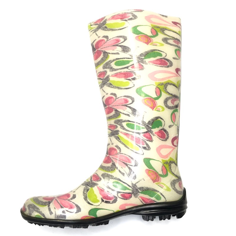 butterfly rain boots womens