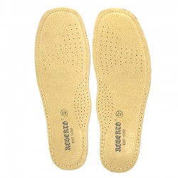 Roberto large size leather insoles