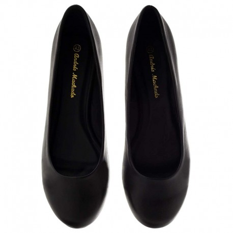 Black ballerinas Andres Machado AM539 soft negro