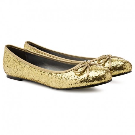 Baletkurpes/Balerīntipa kurpes Andres Machado TG104 glitter oro