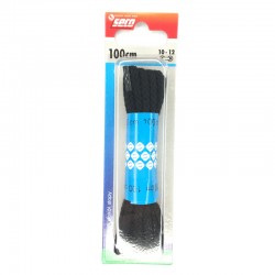 Round shoe laces SECO 100cm black