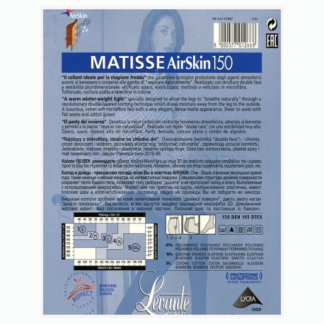 Levante biezas zeķbikses Matisse AirSkin 150 den