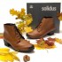 Women's autumn big size wide fit ankle boots Solidus 35010-30337