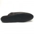 Men's large size leather slippers GEDA Cioccolato