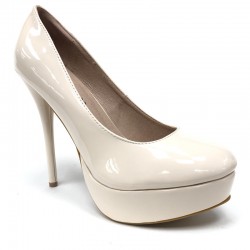 Women's high heels Andres Machado AM453 CHAROL BEIGE