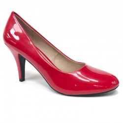 High-heel red shoes Andres Machado AM422 CHAROL ROJO