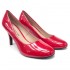 Красные туфли на высоких каблуках Andres Machado AM422 CHAROL ROJO