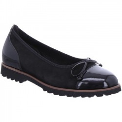 Juodos spalvos moteriški batai su žemu kulnu Gabor  04.100.37