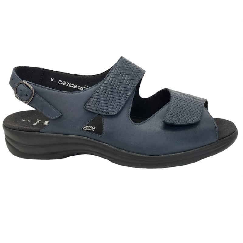 toxiciteit Poort verhouding Very wide sandals for women Solidus 74030-80675 - Apavi40plus