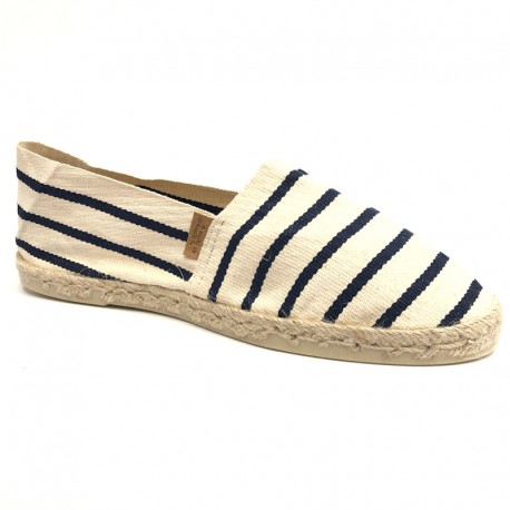 Canvas espadrille Ecru/Marine Canvas espadrille Ecru/Marine