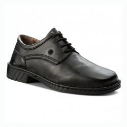 Josef Seibel 38200 klassische breite schwarze Herren-Übergröße-Schuhe