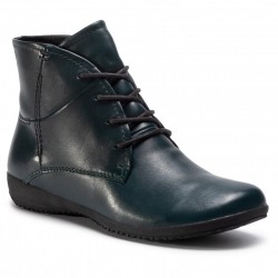 Women's autumn big size ankle boots Josef Seibel 79709 petrol