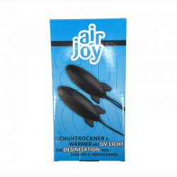 AirJoy Pārnēsājams apavu žāvētājs ar UV gaismu priekš dezinfekcijas