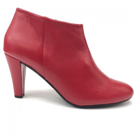 Красные демисезонные ботинки на высоких каблуках Bella b 5318.031