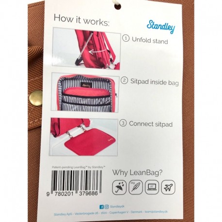 Standley backpack / leanbag 42x33x16