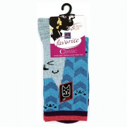 Womens socks with cats size 39-42