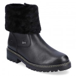 Winter waterproof black boots Remonte D0B71-01 (Glass Fiber Sole)