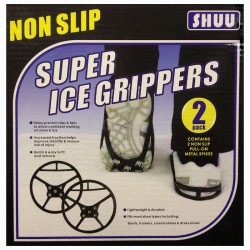 Apavu radzes, pretslīdes uzmavas Shuu Super Ice Grippers
