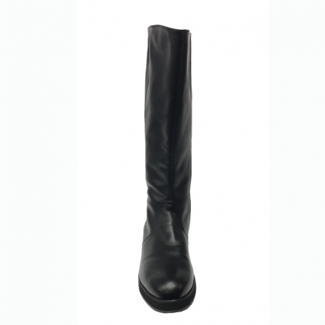 Women's wide calf autumn long boots with fleece lining Vitas Laiks S-144