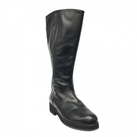 Women's wide calf autumn long boots with fleece lining Vitas Laiks S-144 Women's wide calf autumn long boots with fleece lining Vitas Laiks S-144