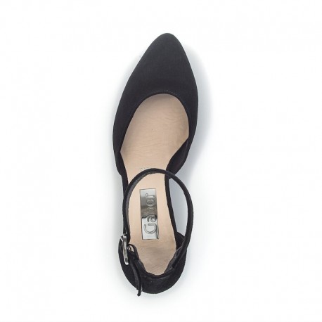 Черный женские туфли на средних каблуках Gabor 21.340.17