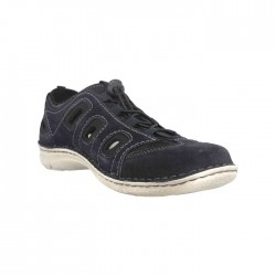 Men's wide fit summer casual shoes Josef Seibel 43392 blau