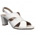 Naiste kõrge kontsaga valged sandaalid. Suured suurused. Bella b.  8418.012