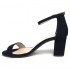 High-heel suede sandals. Big sizes. Bella b. 7006.016