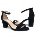 High-heel suede sandals. Big sizes. Bella b. 7006.016