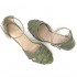 Green high-heel sandals Bella B 8397.002