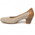 Широкие светлые женские летние туфли PieSanto 230462