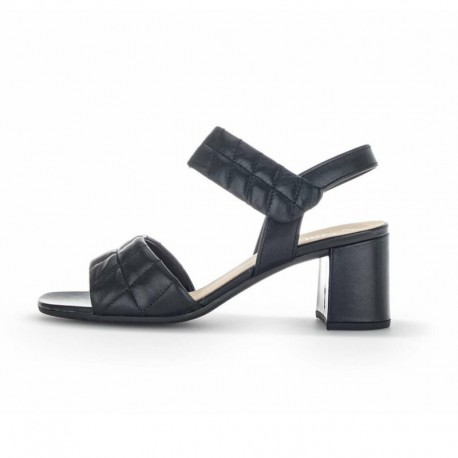 Black high heel sandals Gabor 21.711.27