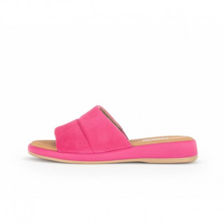 Women's pink slide flip flops Gabor 22.730.44