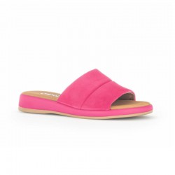 Women's pink slide flip flops Gabor 22.730.44