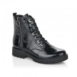 Black spring/autumn low boots Remonte D8671-02