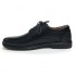 Классические черные  мужские туфли большого размера Josef Seibe 42801 Очень широкие (K)