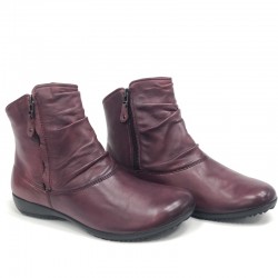 Women's autumn big size ankle boots Josef Seibel 79724 amarena