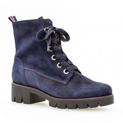 Blue suede fall ankle boots Gabor 31.711.16