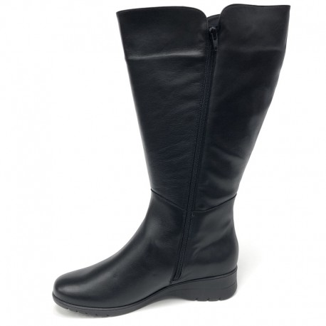 Women's autumn boots with little lining and wide calf PieSanto 235983 4XL