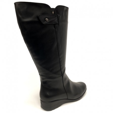 Women's autumn boots with little lining and wide calf PieSanto 235983 4XL