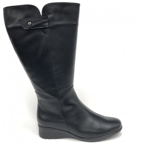 Women's autumn boots with little lining and wide calf PieSanto 235983 4XL