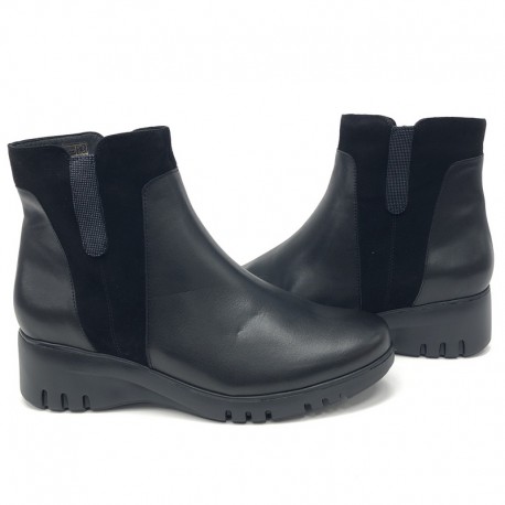 Черные зимние ботинки большого размера PieSanto 235902