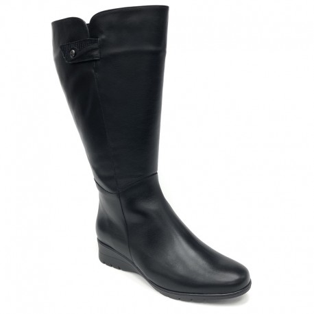 Women's autumn boots with little lining and wide calf PieSanto 235983 4XL