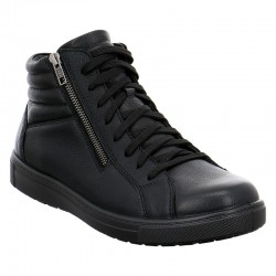Winter ankle boots with genuine sheepskin Jomos 321502 schwarz