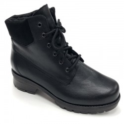 Winter ankle boots with natural wool and spikes Aaltonen 96399